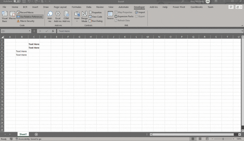 how to run a macro in excel
